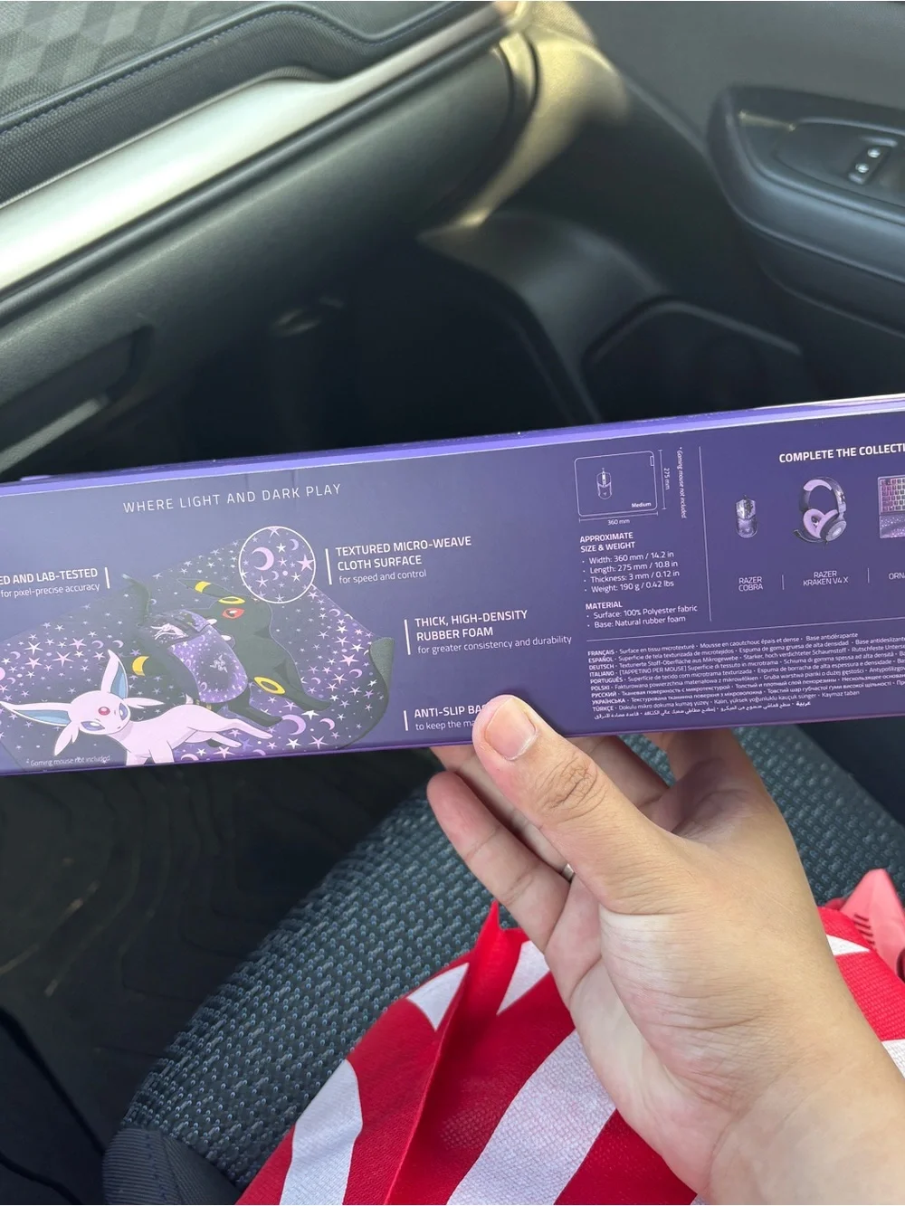 Razer x Pokemon Cobra Wired Gaming Mouse/Pad - Espeon & Umbreon Edition NEW